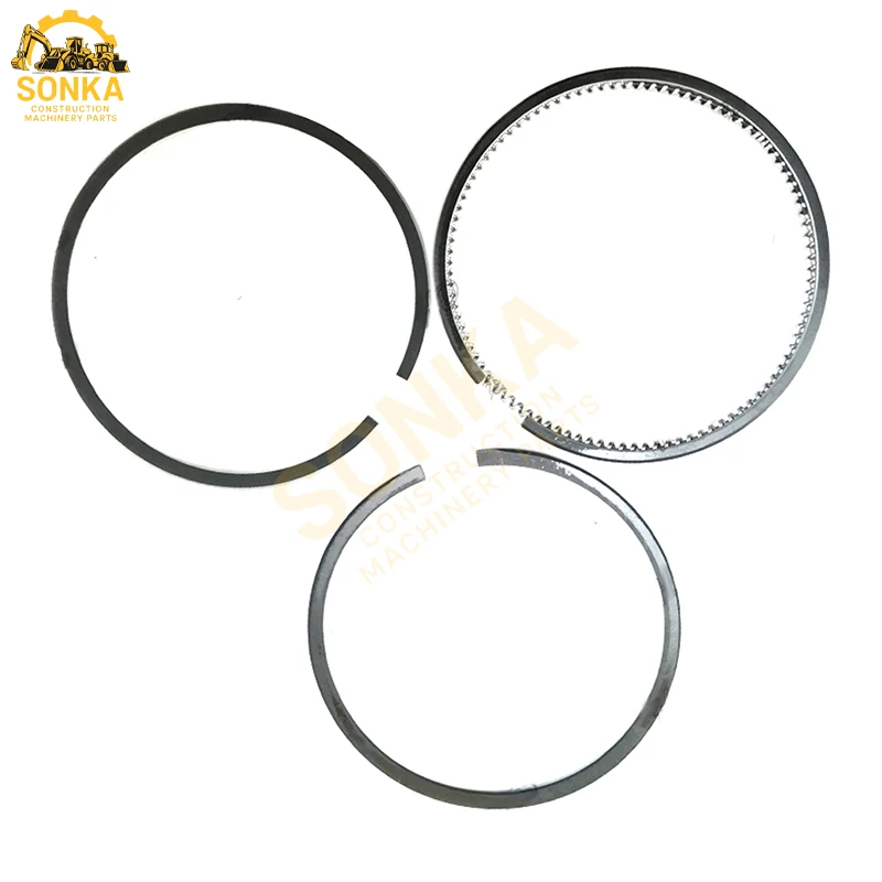 

15442-2105 15531-21050 1553121050 Piston Rings Set Compatible with Kubota Diesel Engine D950 V1200 Excavator KH-41 KH-51 KH-61