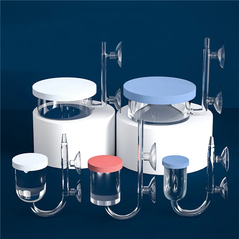 Aquarium Air Stone Suction Cup Diffuser Air Stone Oxygen Diffuser Fish Tank Bubblers Pump Oxygen Stone Nano Bubble Stone
