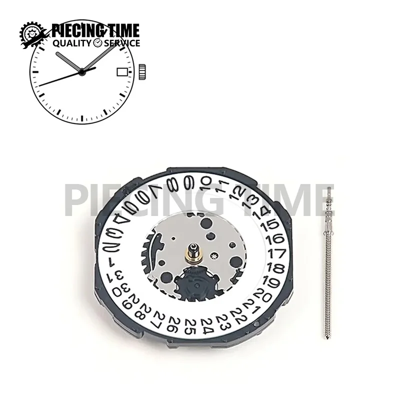 Adecuado para piezas de reparación de relojes de movimiento PC32A, superventas, movimiento de reloj de cuarzo, frecuencia de 32768 Hz, batería de máquina, fecha 3