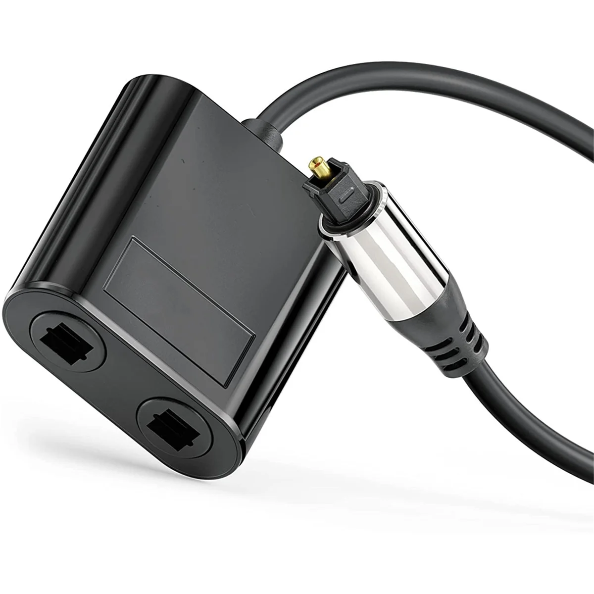 A51I Cavo in fibra ottica Splitter Connettori 2 in 1 TV Adattatore cavo splitter audio in fibra ottica digitale