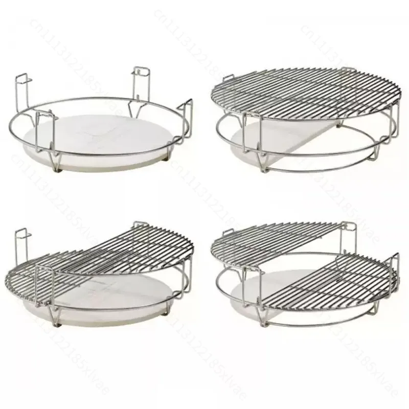 Système de cuisson Divide & Conquer pour barbecue Kamado rond de 18, 22 et 25 pouces, accessoires de remplacement pour barbecue