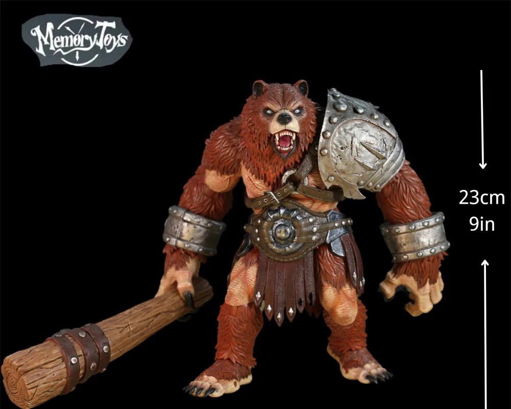 1/12 BFS Toys Model Original Version Warrior Bear Angry Version about 23CM 9