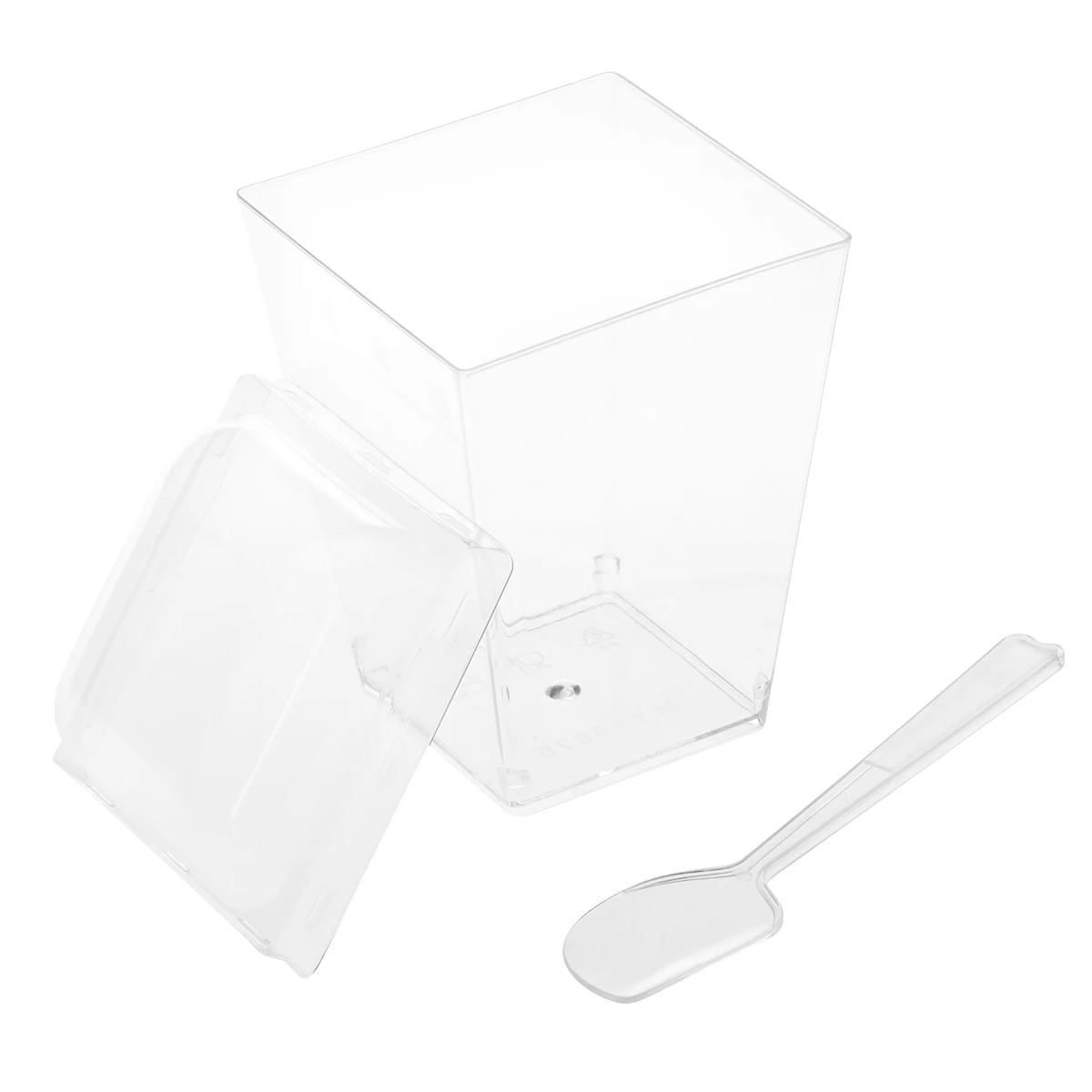 

20 Sets Jelly Cup Dessert Ice Cream Mini Appetizer Tasting Glass Catering Supplies Non Toxic Stylish Modern