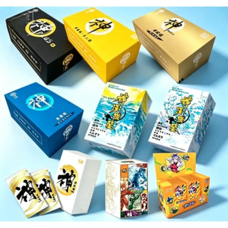 God Cartoon Atlas Anime Collectible Trading Card Booster Box Cute Girl Character Flash Cards Blind Box Hobby Collection Gift