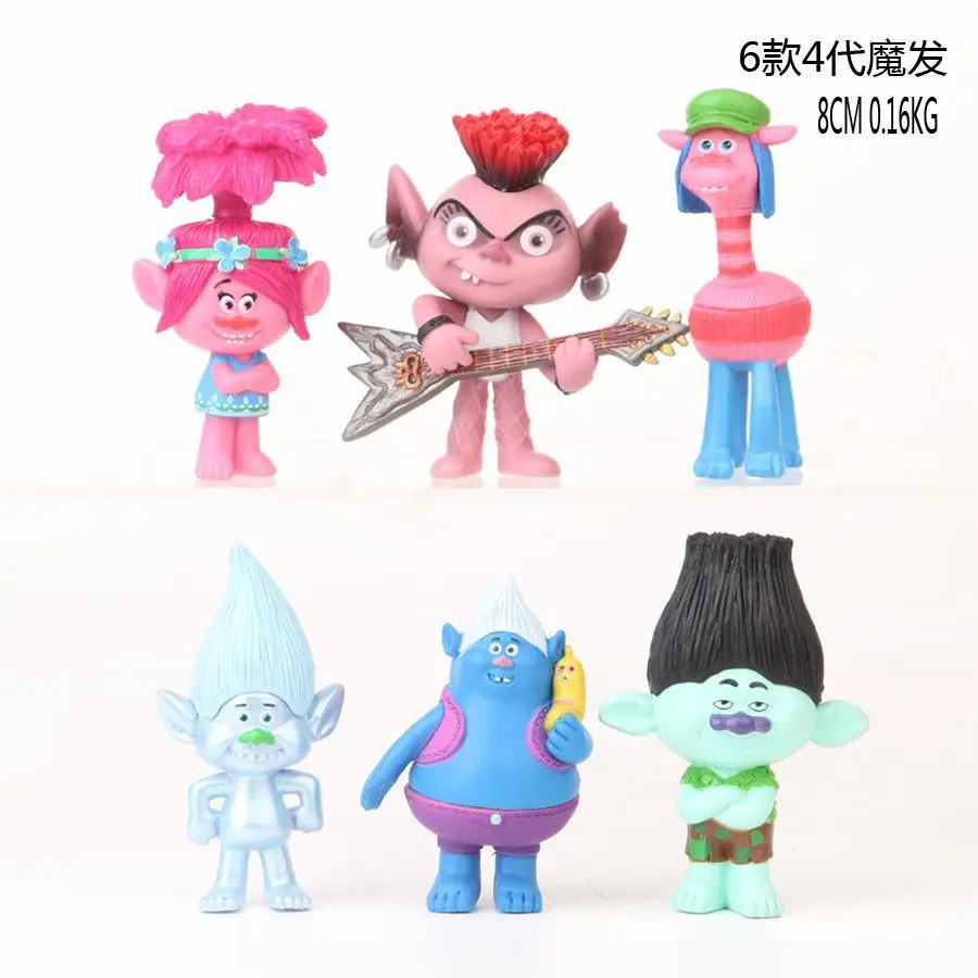 Handmade cross-border toy trolls with 12 types of magical hair, princess Blanche dolls for distribution