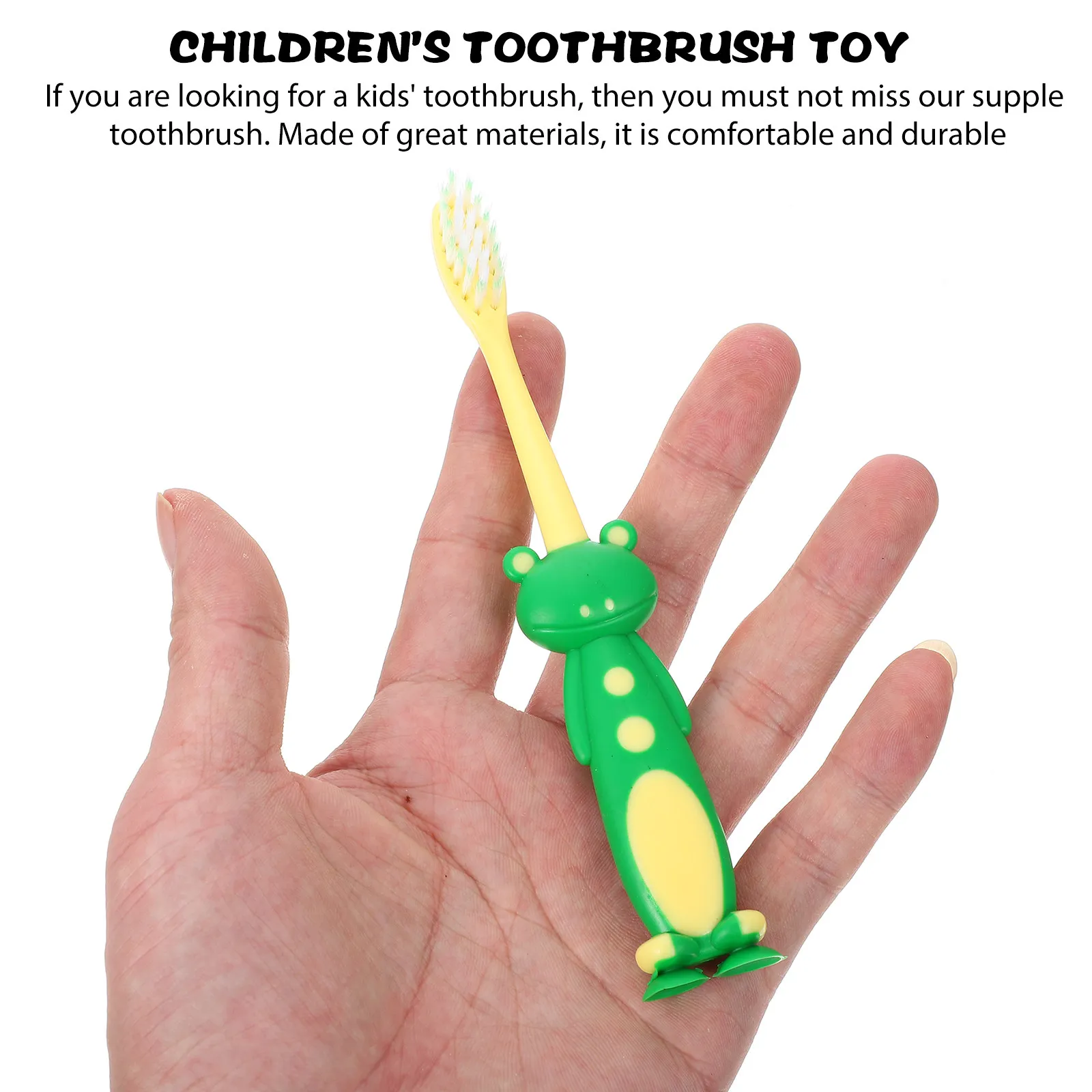 

4 комплекта детских мультяшных зубных щеток с эргономичной головкой для глубокой чистки и защиты эмали, включая игру-гонку