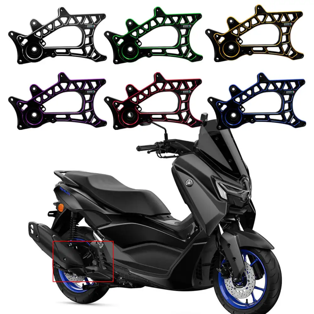 

For Yamaha N-Max NMAX 125 155 150 Swing Arm Exhaust Bracket 2022-2025 2023 2024 CNC Swing ARM Notty Plug Rear Arm Caliper Plug