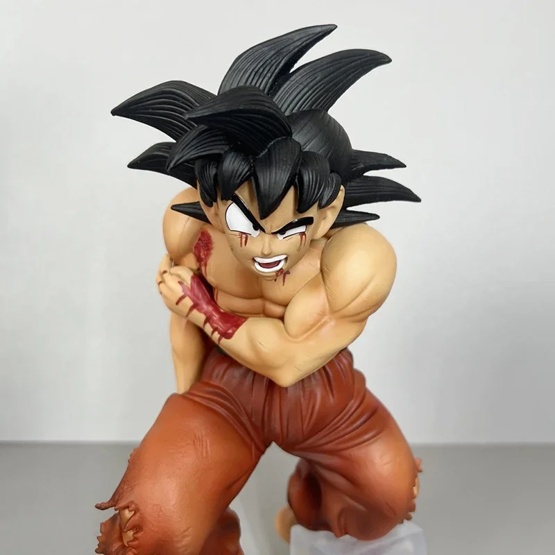 ألعاب نموذج قابلة للتحصيل من PVC Dragon Ball Z ، شخصية حركة Son Goku ، رسوم متحركة ، سوبر سايان ، أضرار معركة قائمة ، سلسلة PVC