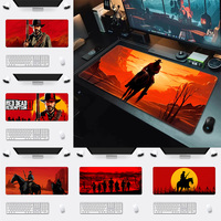 Red Dead Redemption 2 RDR2 US West cowboy Mousepad Printing Computer Gamers Locking Edge Non-slip Mouse Pad Keyboard PC Desk Pad