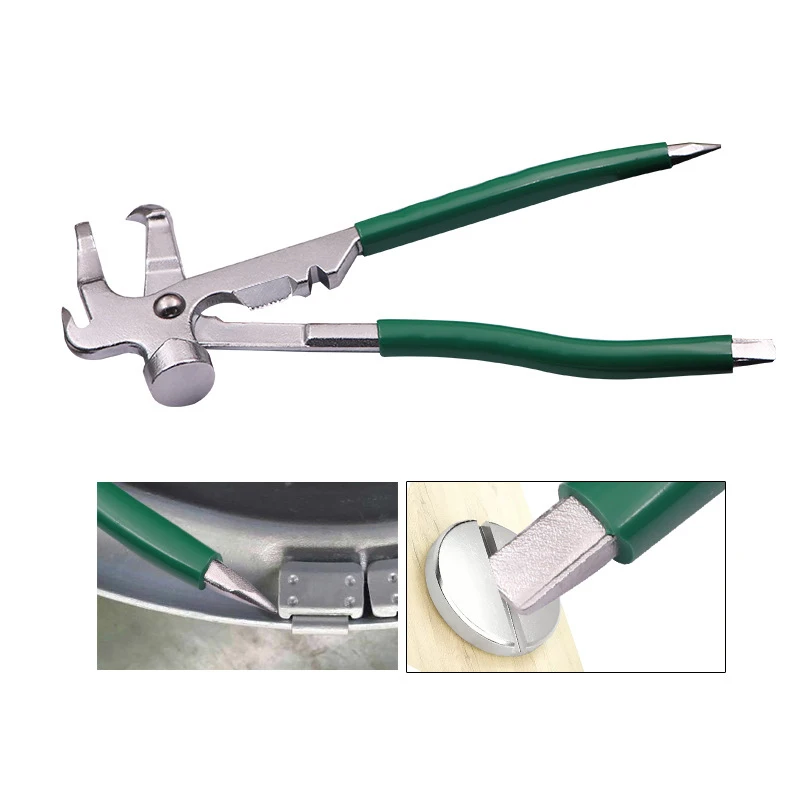 

Стальной молоток для балансировки автомобильных шин с удлиненной ручкой, удобный для установки и снятия веса колес в ремонте автомобилей