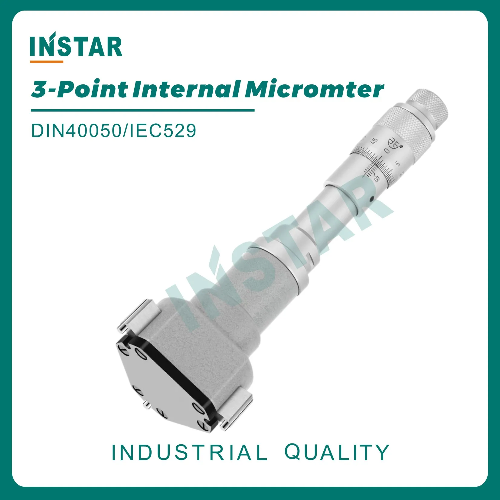 Three Point Mechanical Internal Micrometer 6-10mm 12-16mm Industrial Quality 8-10mm 30-40mm 40-50mm 87-100mm 50-63mm x 0.005mm