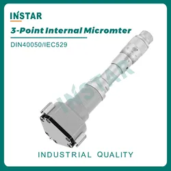 Three Point Mechanical Internal Micrometer 6-10mm 12-16mm Industrial Quality 8-10mm 30-40mm 40-50mm 87-100mm 50-63mm x 0.005mm