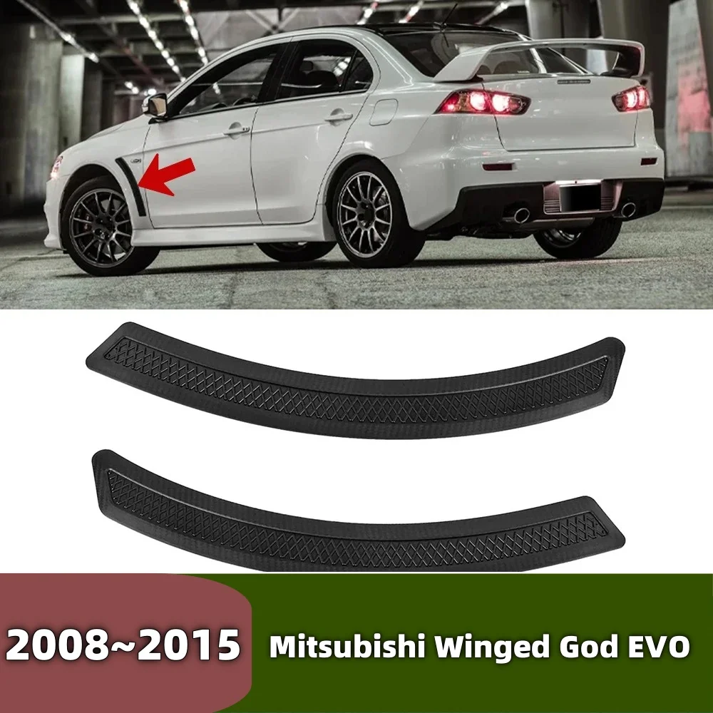 Mitsubishi Wing God EVO Car Stickers Car accessories Simulated Side Vent Fender Accessories Accessory Exterior Automobiles Parts