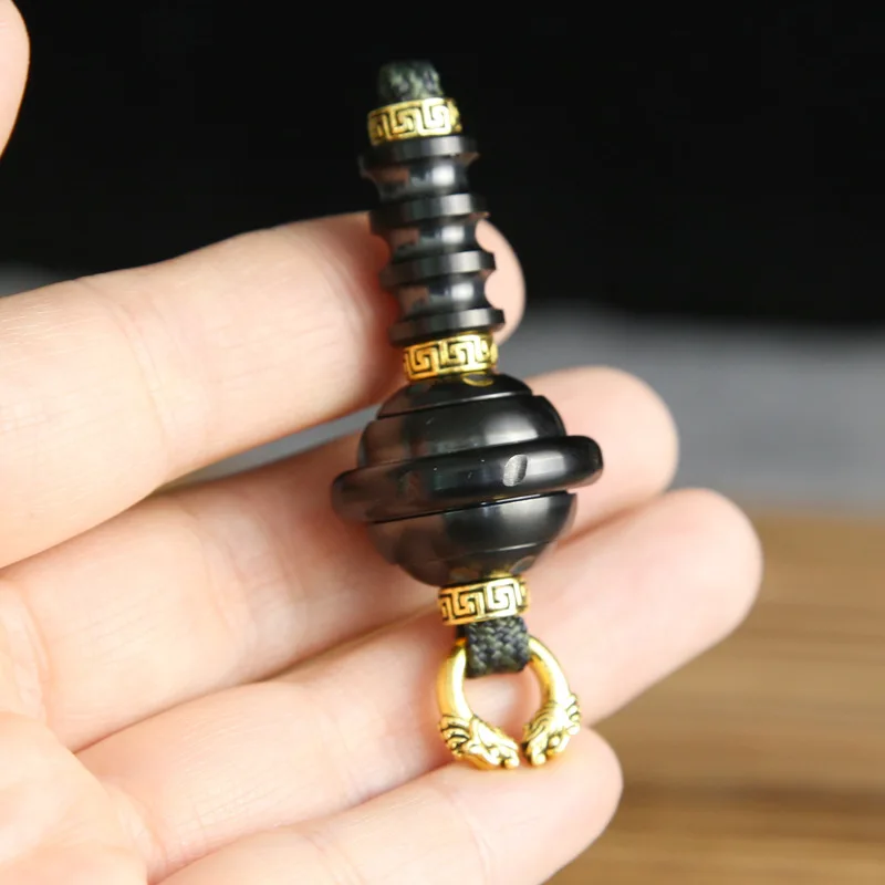 UFO Spinner มีดร่มเชือกจี้ EDC Mini Fidget Spinner Spinning Top Tip ความเครียดบรรเทาของเล่นบรรเทาความวิตกกังวล Decompression