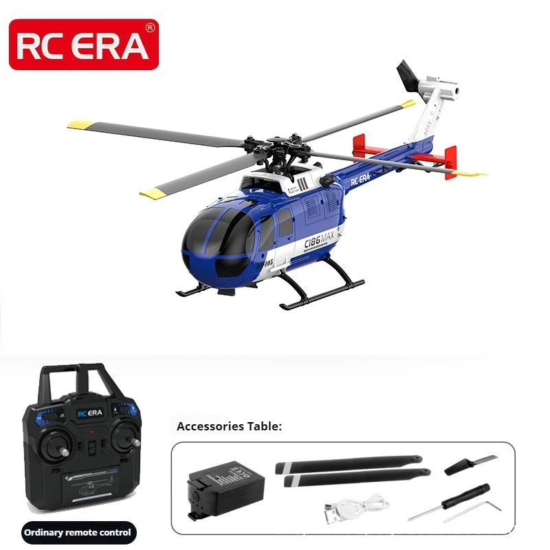 

ERA C186 MAX BO105 Scaled RC Helicopter 4CH Remote Control Optical Flow Positioning Gyro Stabilized Aircraft for Adult Toy Model