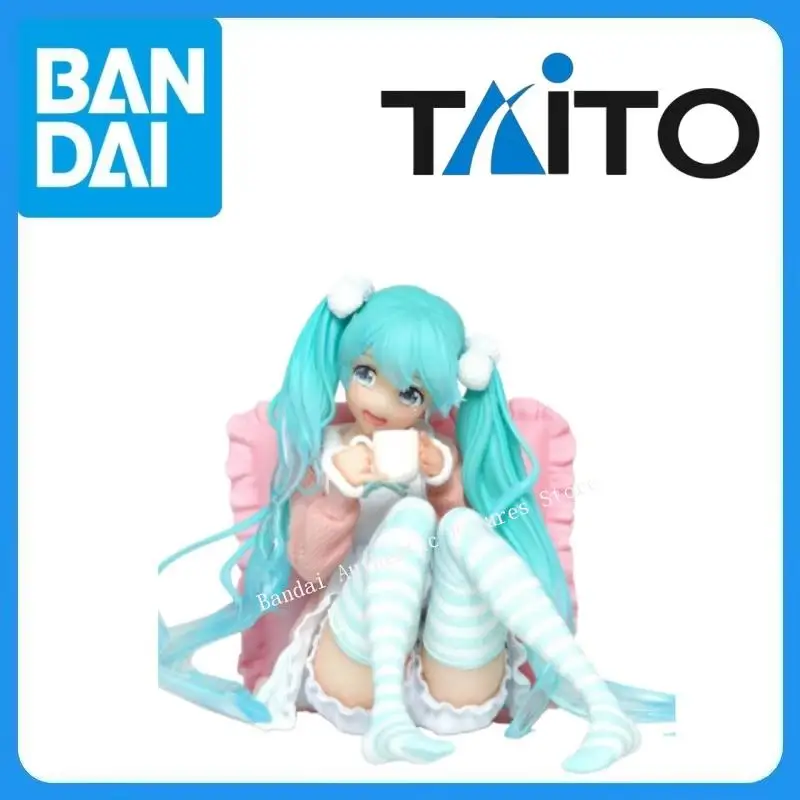 在庫あり-正規品-taito-ボーカロイド-初音ミク-オリジナル-しちゃく版-かわいいアニメフィギュア-ガレージキット-アニメ漫画モデル-おもちゃ
