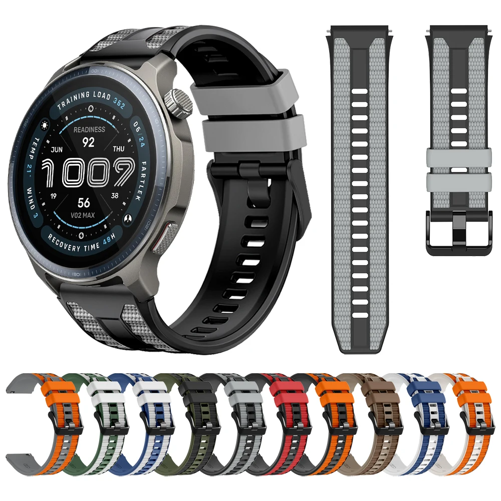 22Mm Two-Tone Silic…