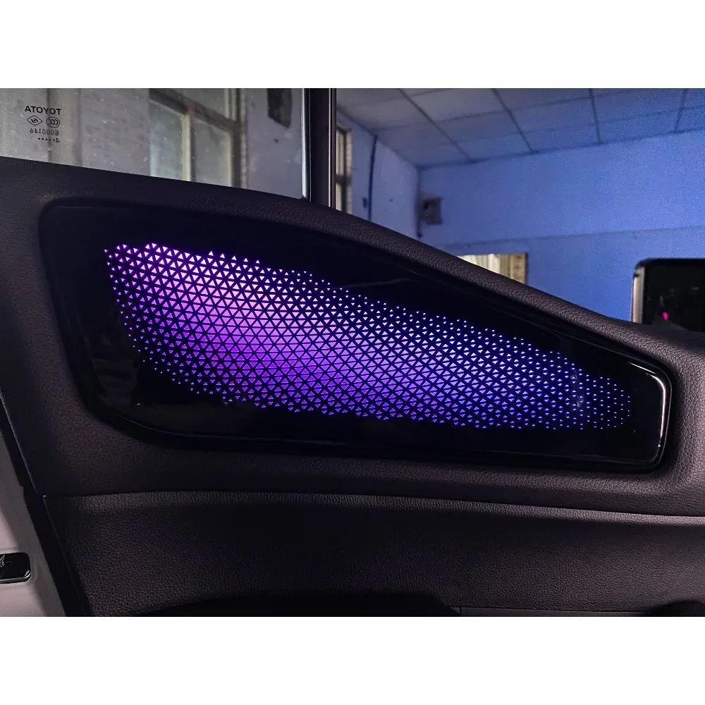 

excellent Factory Best Sell Mold Style Piano Black Streamer Dynamic Ambient Light for TOYOTA Prado/LC250(2024-2025)
