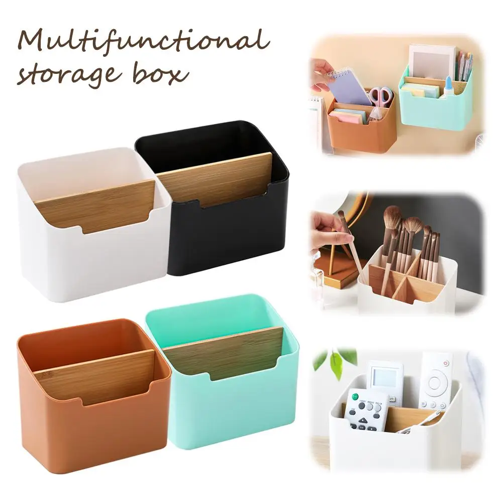 Multi-function Storage Box Wall Mounted TV Air Conditioner Tissue Control Case Organizer Box Home Practical Remote Sundries S3Q2