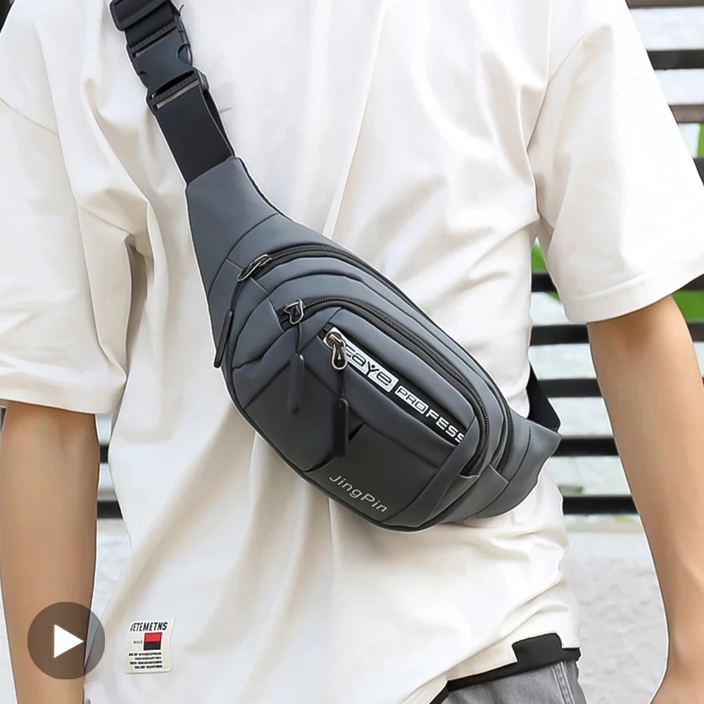 

Men Women Belt Pouch Waist Bag Waterproof Fanny Pack For Male Bum Kangaroo Hip Sack Belly Cross Banana Shoulder Handbag Canguro