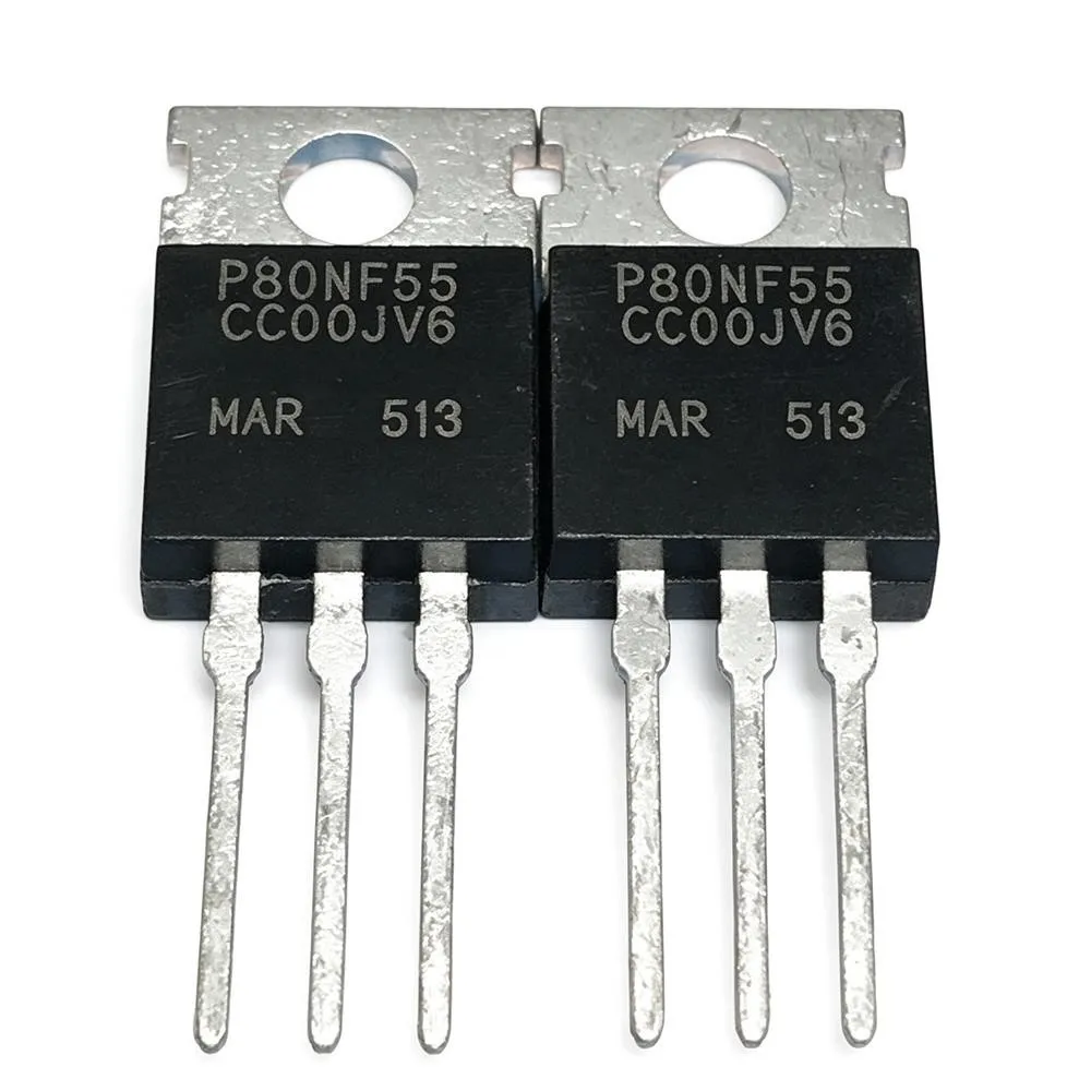 5PCS FCP11N60 FQP14N30 FQP24N08 FS70UM-2 P80NF55 STP60NF06L TO-220