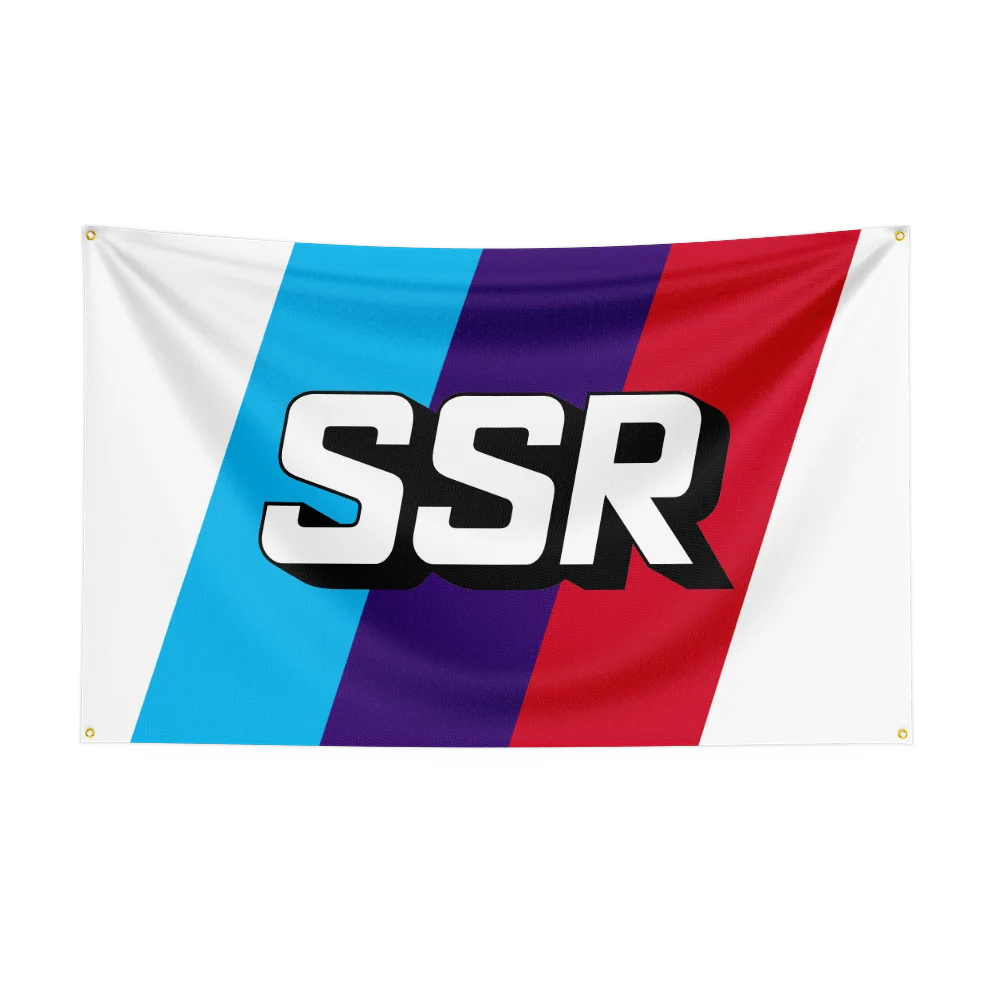 3x5ft S-SSR WHEELs Auto Parts Flag Room Decor Flag Outdoor Decorations Flags for Rooms