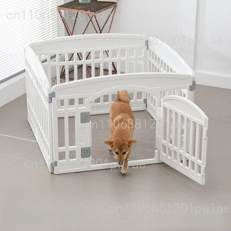 

Забор для собак, анти-втеж, прыжок, пластиковый игровой забор для домашних животных с дверью, складные ворота для щенков в помещении и на открытом воздухе