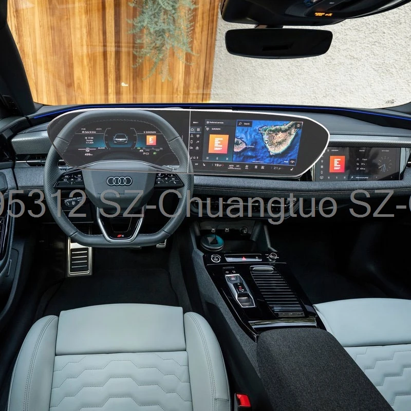 

Защитная пленка из закаленного стекла для Audi A6 Sportback e-tron Avant e-tron 2025 2026, автомобильная GPS-навигация, защитная пленка для приборной панели