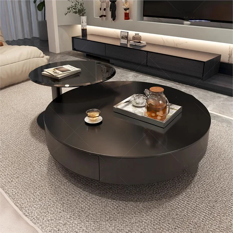 Interior Italian Coffee Table Center Hotel Living Room Decor Low Nordic Designer Fashionable Service Floor Luxury Home Furniture