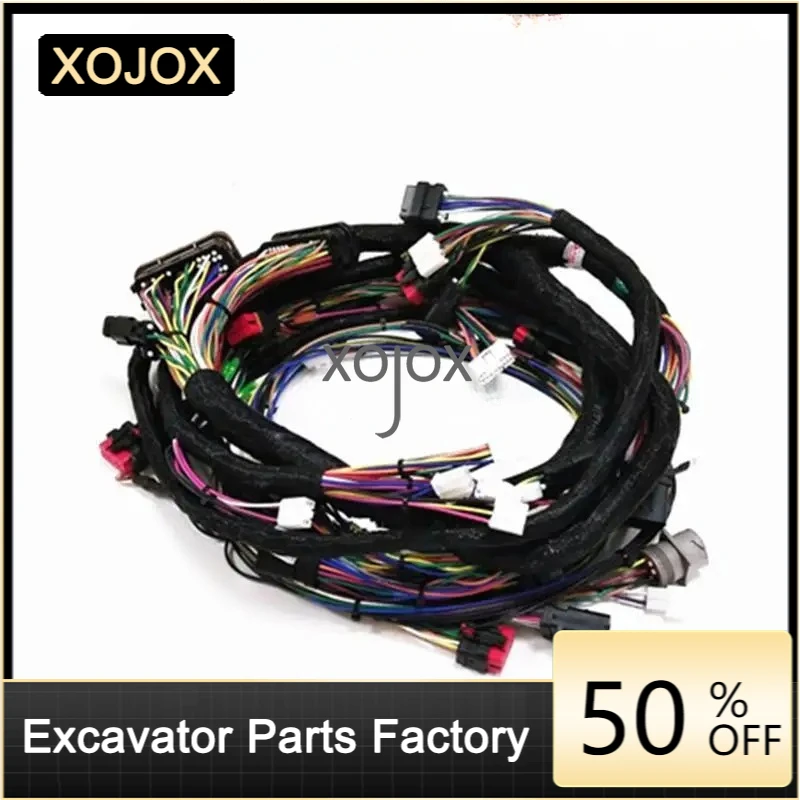 

XOJOX For Caterpillar CAT excavator 280D cab wiring harness C7 engine wiring harness original factory wiring harness accessories