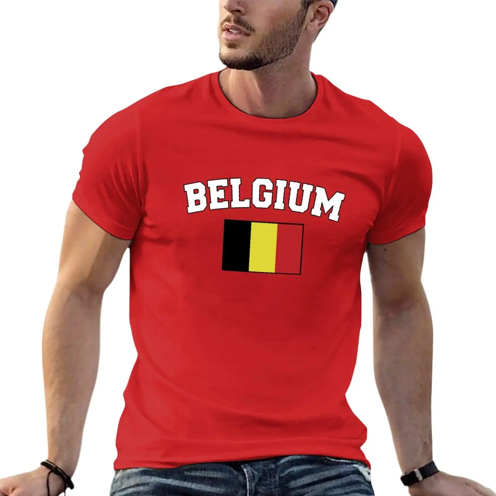 

New Belgium Team T-Shirt custom t shirt vintage clothes mens graphic t-shirts