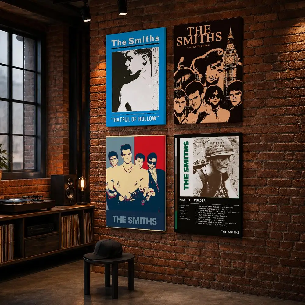 S-Smiths The Queen Is Dead Framed Wall Painting Wood Framed Wall Art Print For Bedroom Living Room Hallway Office Home Decor