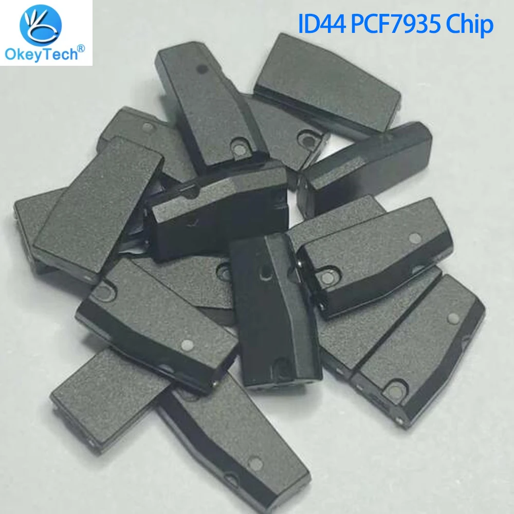 

Okeytech In stock 5pcs/lot Best Price 44 Chip For BMW Remote Car Key Blank PCF7935 ID44 Transponder Carbon Chip For Locksmith