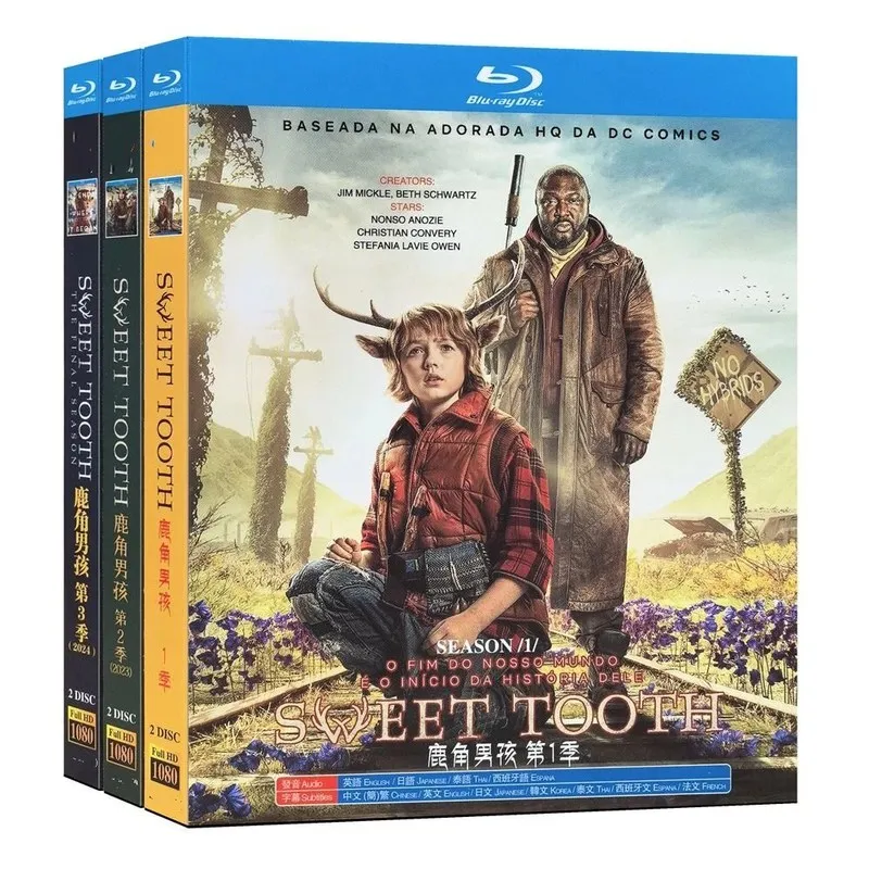 Sweet Tooth Season 1-3 (2024) Series 6-Discs New Box Set Blu-ray disc High Definition BD
