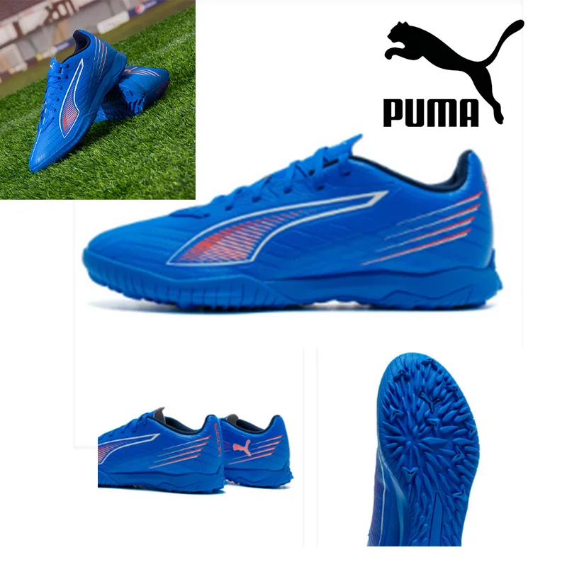 

Puma Mid Cut Football Shoes Tt Studded Non Slip Wear Resistant Professional Training Soccer Cleats 108542-01