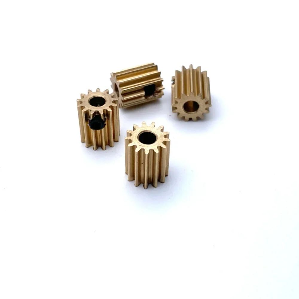0.7M Copper Gear 10 11 12~22 23 24 25 Teeth Metal Transmission Accessories Gear Cylindrical Straight Gear Parts