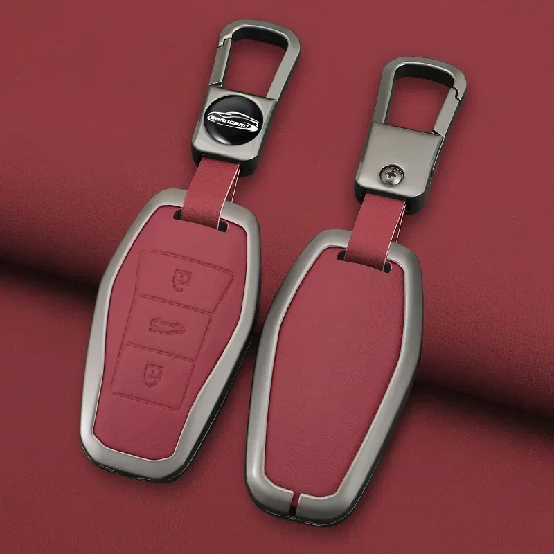 

For Volkswagen Sihao X4 X6 X7 X8 A5 E10X E40X E50A QX Accessories Metal Car Key Cover Remote Control Fob Shell Case