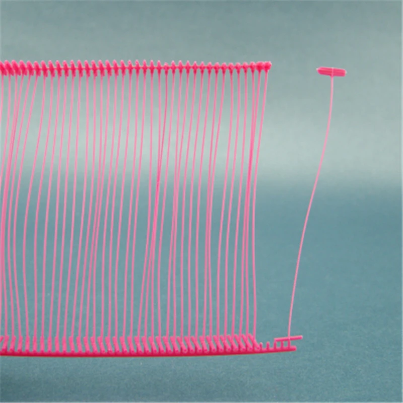 

5000 шт., "толстая" розово-красная бирка, игольчатые булавки, полипропилен, одежда, носок, шляпа, кукла, ценник, застежка, знак, держатель этикетки, бирка, булавка