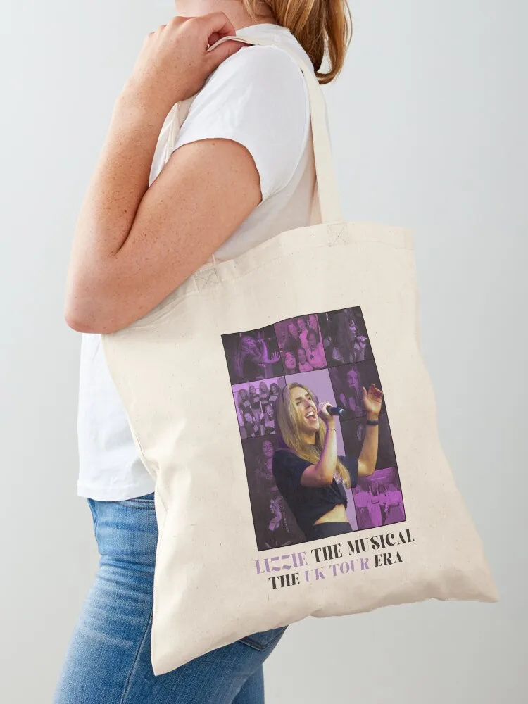 ليزي الموسيقية (الصليب بالكامل) "العصر" تصميم حمل حقيبة قماش حمل جامعة المتسوق حقيبة امرأة حقيبة تسوق قماش