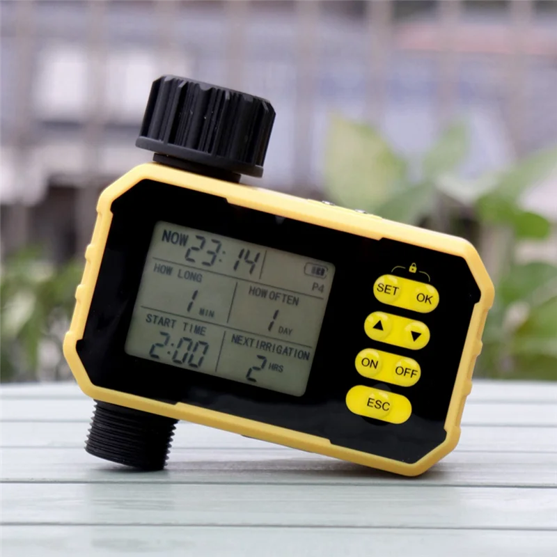 ABGN Контроллер солнечного орошения Умный садовый уличный кран, водяной клапан Садовый автоматический контроллер полива