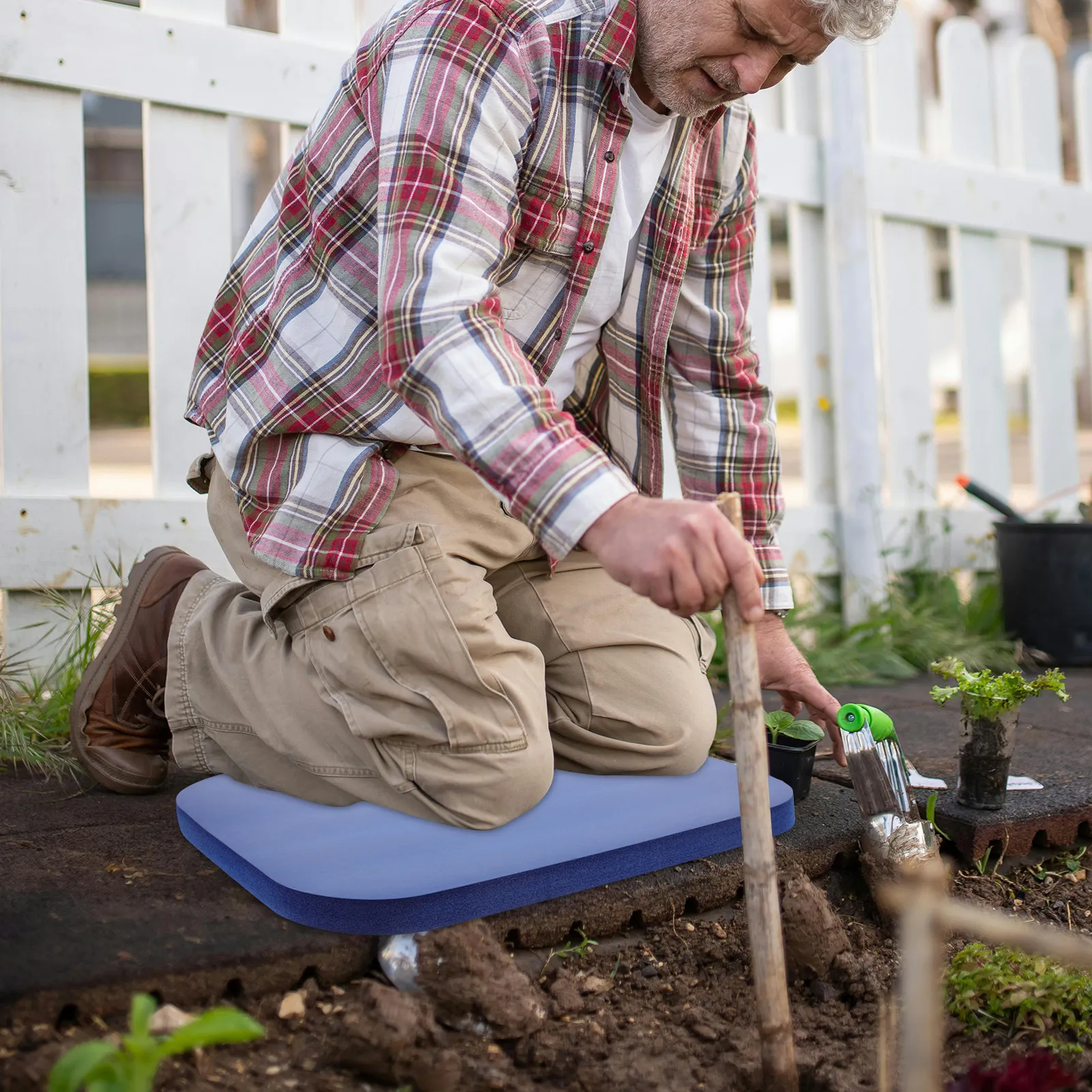 Garden Kneeling Pad - Almofada Grossa Impermeável para Jardim, Confortável
