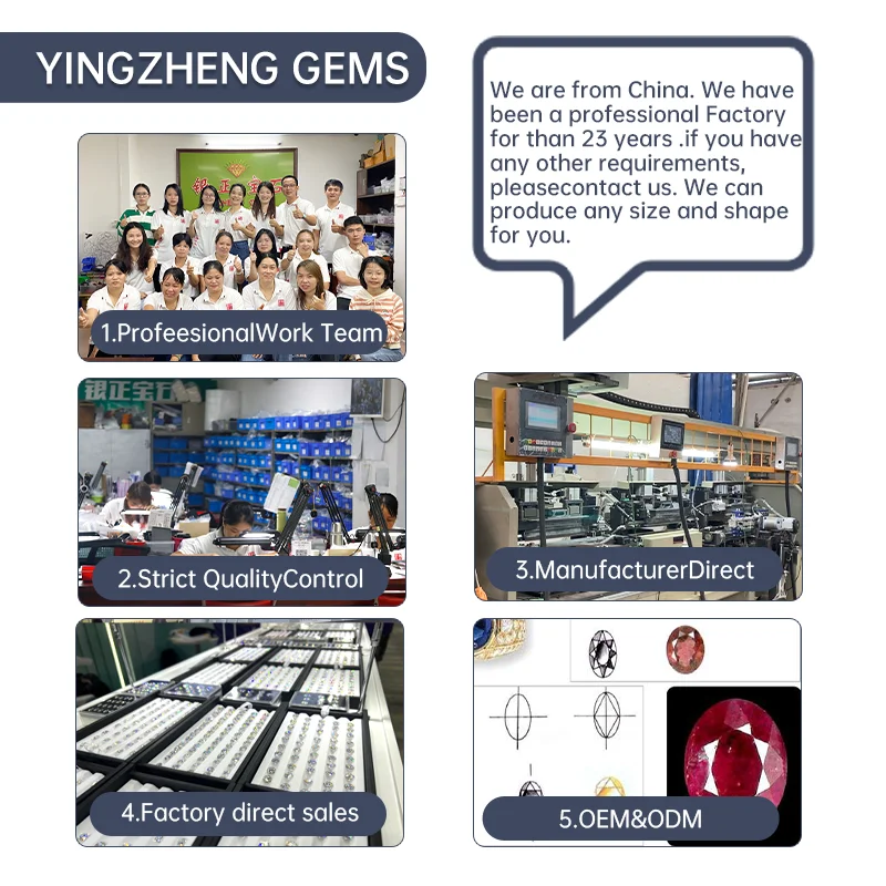 YinZheng Zambian Emerald Pear Shape Lab Grown Emerald Loose Gemstones With Certificates Can Be Provide Lab Zambian Emerald - Image 6