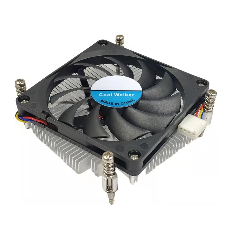 CPU radiator integrated machine industrial control MINI desktop 1200115111501155 fan copper core cooling