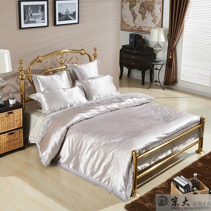 European-style classic simple design high-end quality luxury copper bed double bed 1.5 m 1.8 M