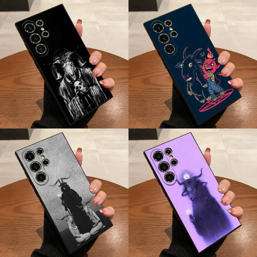 

Satanic Goat Satan Devil Phone Case For Samsung S25,S24,S21,S22,S23,S30,Ultra,S20,Plus,Fe,Lite,5G Black Box