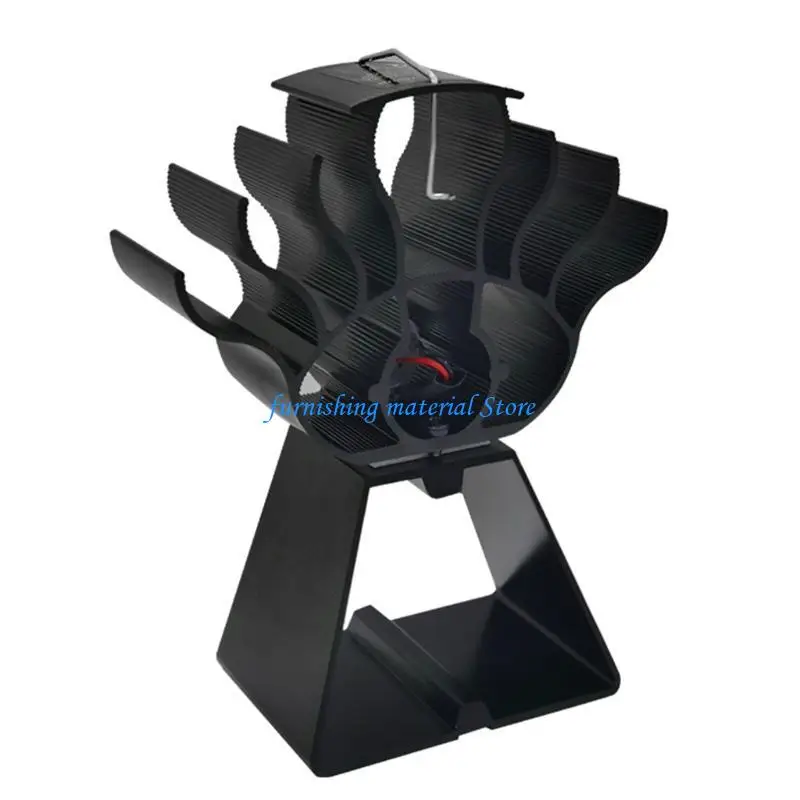 Y5GD مصممة حديثا تعمل بالطاقة الحرارية موقد مروحة تدفق هواء أكبر لسجل الخشب لمروحة الموقد الموقد صديقة للبيئة كفاءة الحرارة