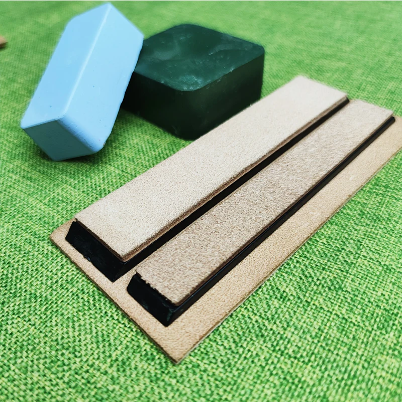 Polishing Knife Sharpener Sharpen Stone Leather Sharpening Strop Compound Grinding Knife Paste Polishing Tool Sharpening