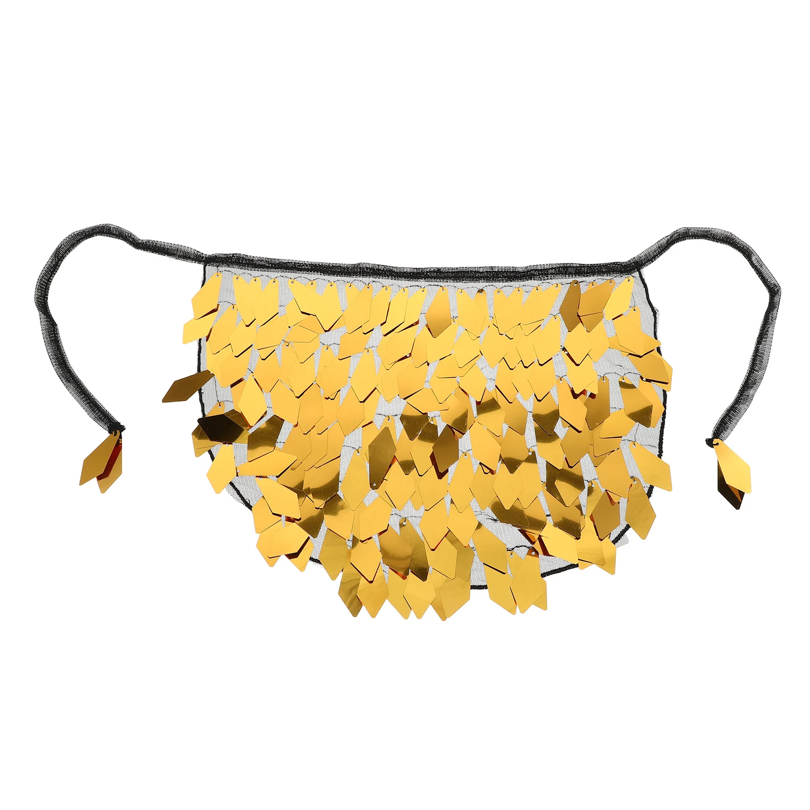 여성용 반짝이는 벨리댄스 베일 민족 무용 의상 액세서리 무대 카니발 할로윈용 반짝이 퍼포먼스 스카프