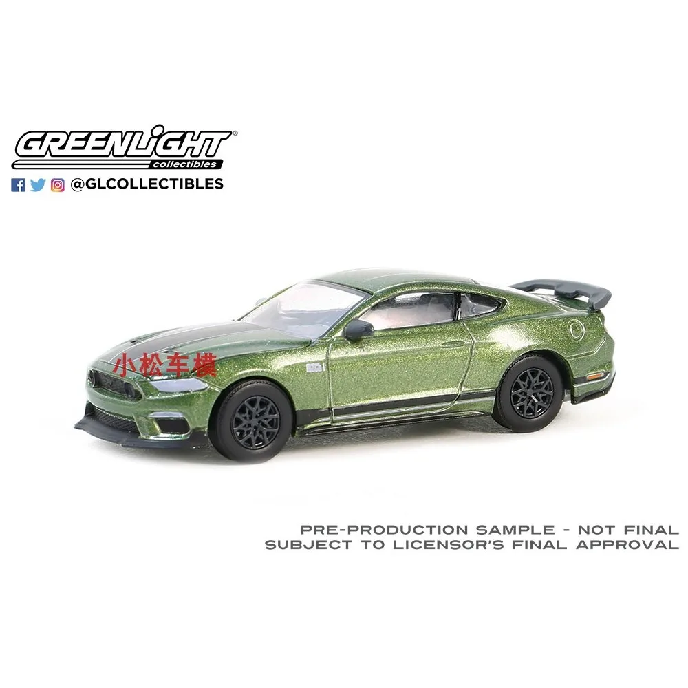

1:64 Muscle Series 28-2022 Ford Mustang Mach 1 13350-F Advanced Collection Ornament Car Models