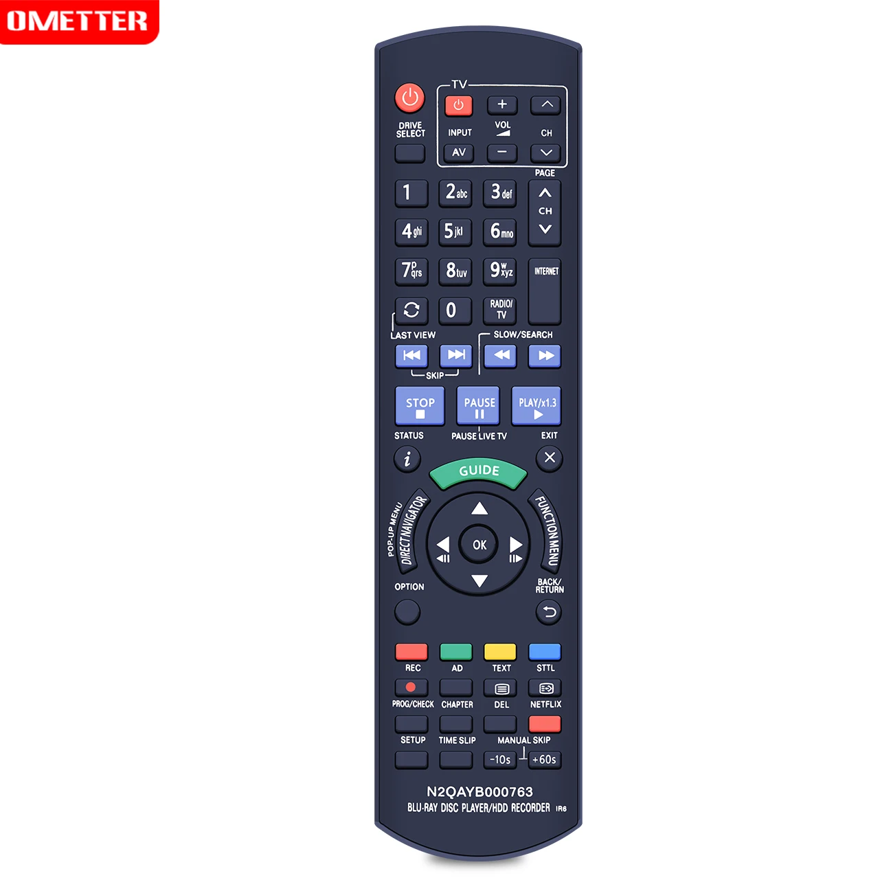 N2qayb000763 controle remoto substituído por panasonic DMR-PWT420EB DMR-PWT530